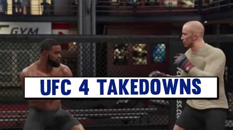 how to do takedowns in ufc 4